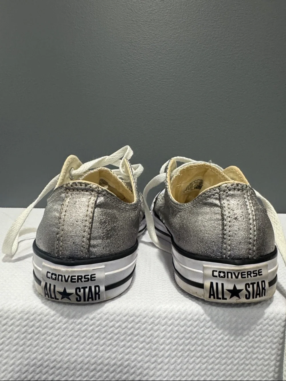 Metallic Converse All Star Chuck Taylor Oxford Shoe Women’s 7.5/Men’s 5.5 - Picture 10 of 14